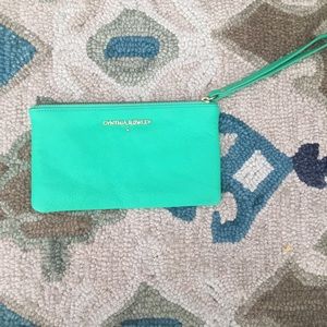 Green Cynthia Rowley Wristlet